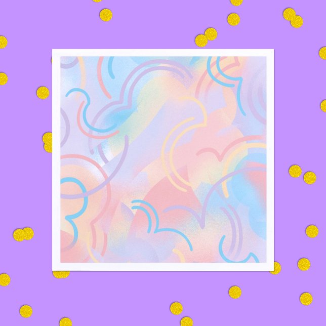 Rainbow Sparkles Serviette (Von Creator hochgeladen)