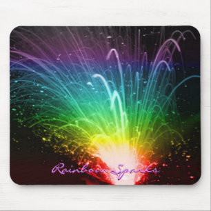 Rainbow Sparks Mousepad