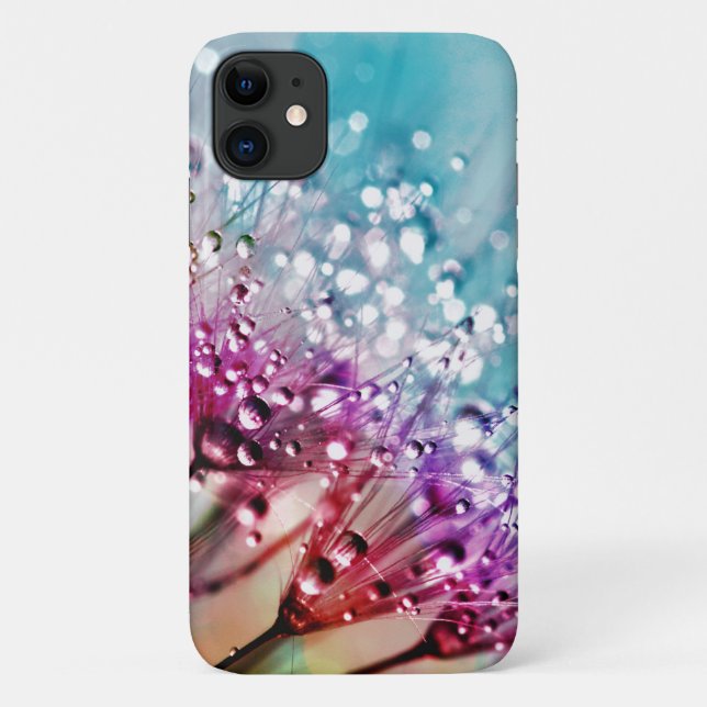 Rainbow Spectrum-Blume Case-Mate iPhone Hülle (Rückseite)