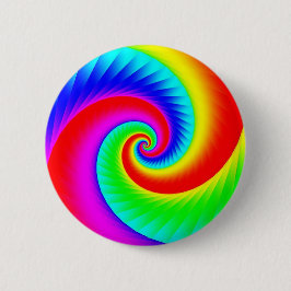 Rainbow Spiral Button