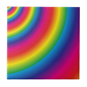 Rainbow Spiral Fliese