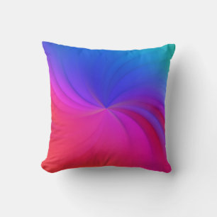 Rainbow Spiral Kissen