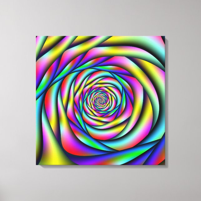 Rainbow Spiral Leinwanddruck (Vorderseite)