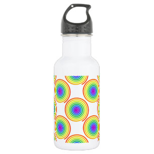 Rainbow Spiral Muster Edelstahlflasche