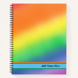 Rainbow Spiral Notebook Notizbuch