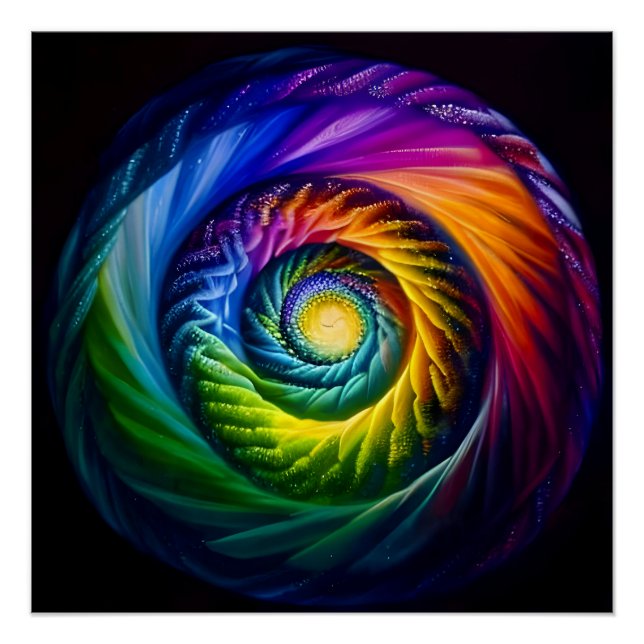 Rainbow Spiral Out Poster (Vorderseite)