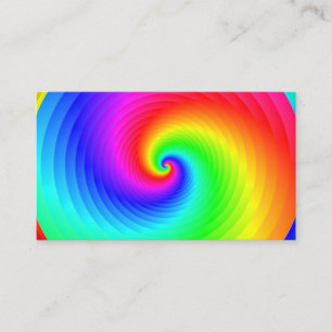 Rainbow Spiral Visitenkarte