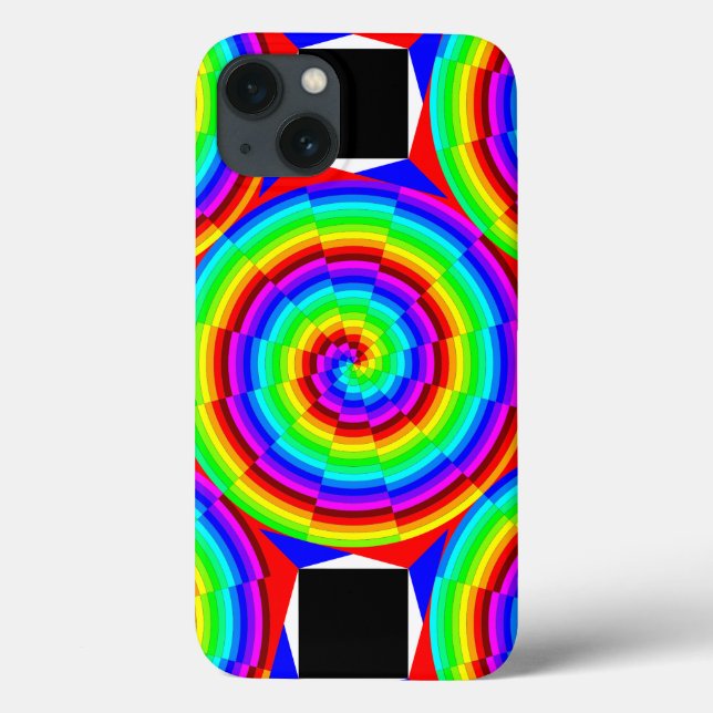 Rainbow Spiral von Kenneth Yoncich Case-Mate iPhone Hülle (Rückseite)