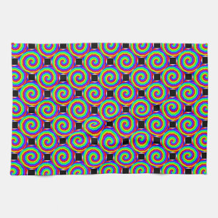 Rainbow Spiral von Kenneth Yoncich Geschirrtuch