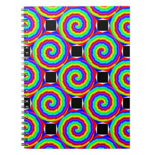 Rainbow Spiral von Kenneth Yoncich Notizblock
