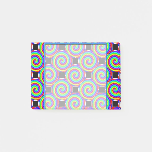 Rainbow Spiral von Kenneth Yoncich Post-it Klebezettel (Vorderseite)