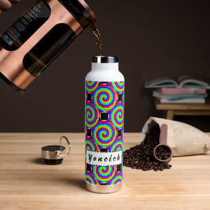 Rainbow Spiral von Kenneth Yoncich Trinkflasche