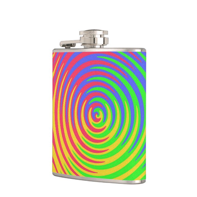Rainbow Spiralflasche Flachmann (Links)