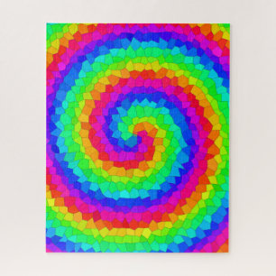 Rainbow-Spiralmosaik Puzzle