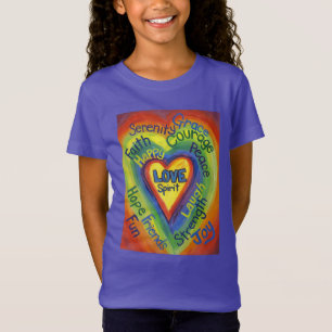 Rainbow Spirit Heart Liebe Art Custom Shirt