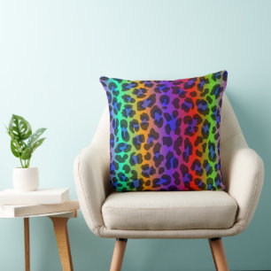 Rainbow Splash 20x20 Throw Kissen