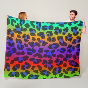 Rainbow Splash 60x80 Fleece Blanket