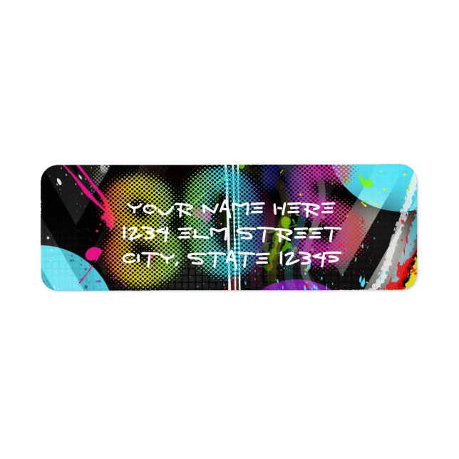 Rainbow Splash Geburtstagsparty der 80er Jahre (Vorne)