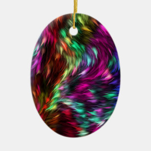 Rainbow Splash Keramik Ornament