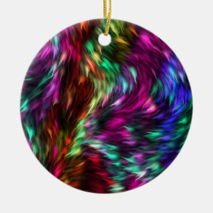 Rainbow Splash Keramik Ornament