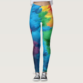Rainbow Splash Leggings