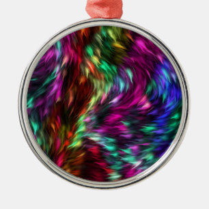 Rainbow Splash Ornament Aus Metall