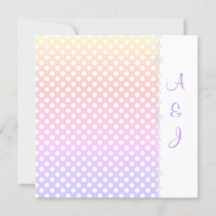 RAINBOW SPOT CRYSTAL WEDING INVITATION EINLADUNG