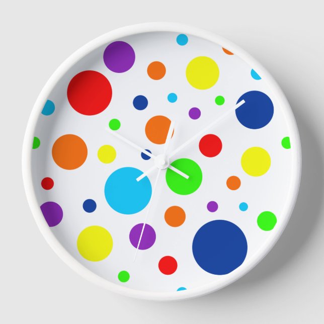 Rainbow Spots Uhr (Vorderseite)