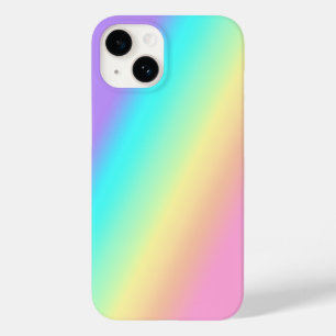 Rainbow Spring Pastete in Gradient Stripes Case-Mate iPhone 14 Hülle