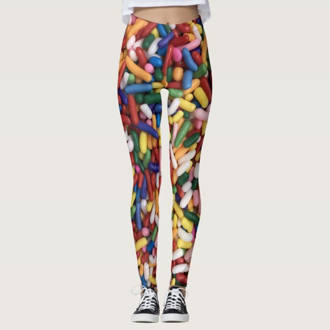 Rainbow Sprinkles Leggings (Vorderseite)