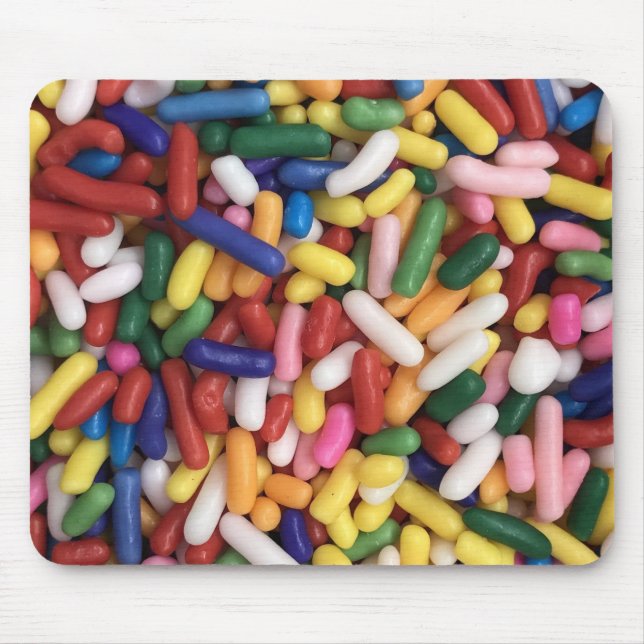 Rainbow Sprinkles Mousepad (Vorne)
