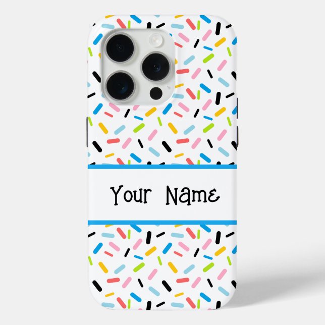 Rainbow Sprinkles, Quee Stolperflagge Case-Mate iPhone Hülle (Rückseite)