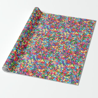Rainbow Sprinkles Rainbow Jimmies Geschenkpapier