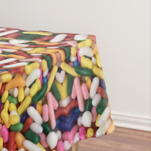 Rainbow Sprinkles Tischdecke
