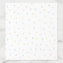 Rainbow Sprinkles Umschlag Liner
