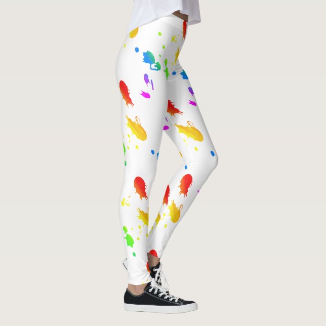 Rainbow-Spritzer Leggings (Rechts)