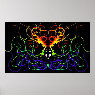 Rainbow Spritzer Poster