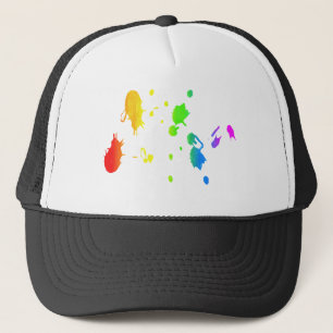 Rainbow-Spritzer Truckerkappe