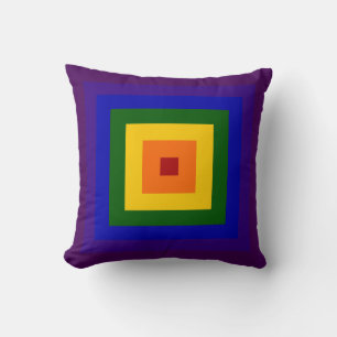 Rainbow Square Kissen