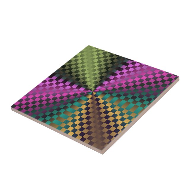 Rainbow Squares Fliese (Seite)