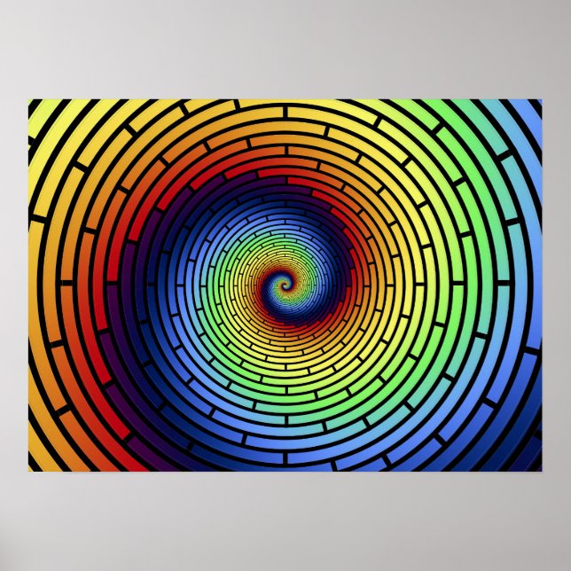 Rainbow Squiral Poster ROY G BIV (Vorne)