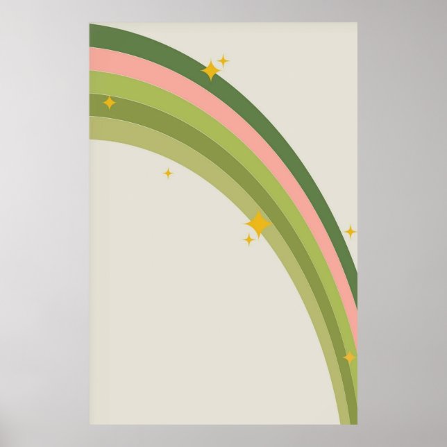 Rainbow St Patrick's Day Poster (Vorne)