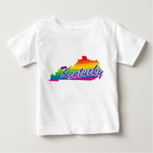 Rainbow-Staat von Kentucky Baby T-shirt