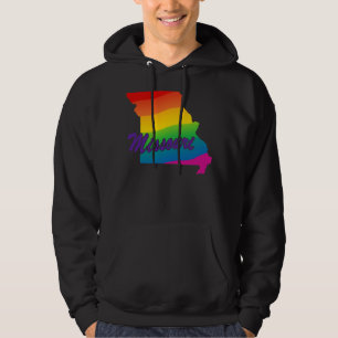 Rainbow-Staat von Missouri Hoodie