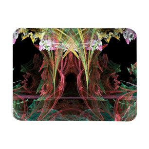 Rainbow Stalactites Abstrakt Magnet