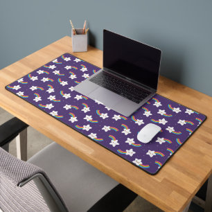 Rainbow Stars Desk Mat Schreibtischunterlage