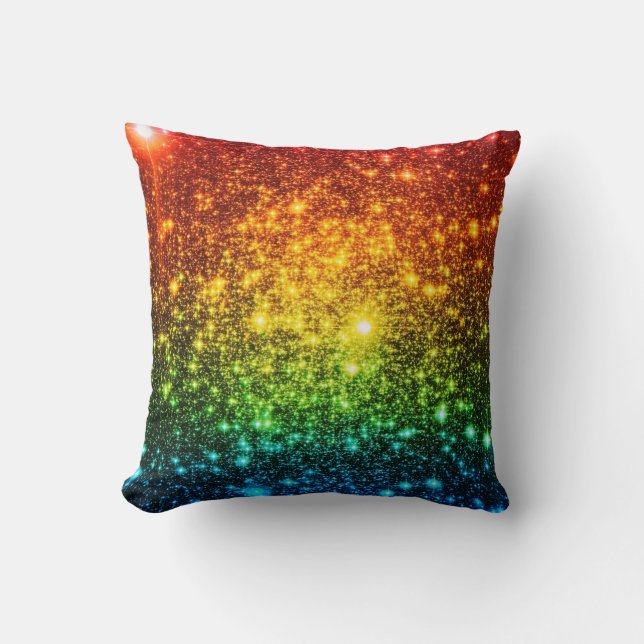 Rainbow Stars Kissen (Vorderseite)