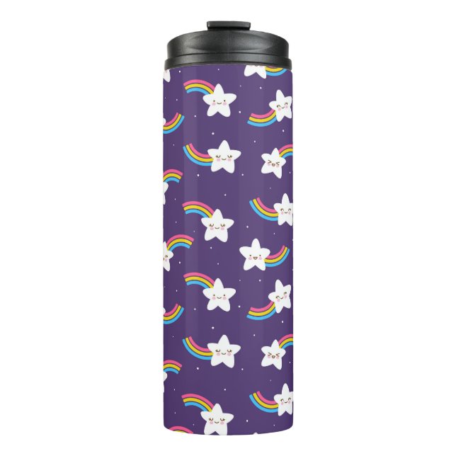 Rainbow Stars Thermal Tumbler Thermosbecher (Vorderseite)