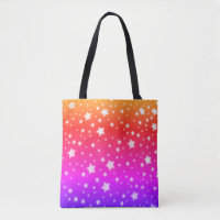 Rainbow Stars Tote Bag