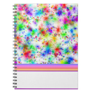 Rainbow-Sternexplosionen Notizblock